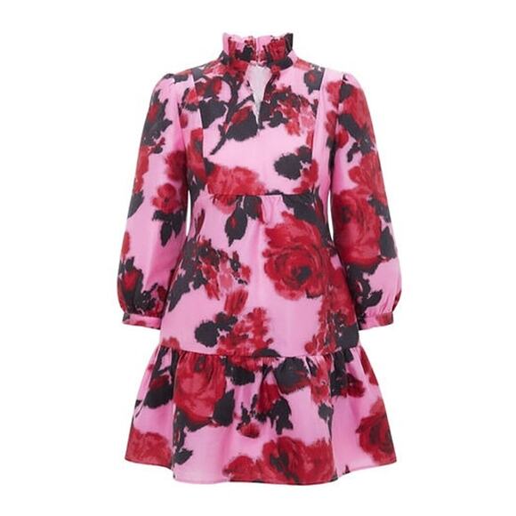 TUCKERNUCK Cerise Blossom Jacquard Palmerston Dress Size L NWT - Picture 8 of 8